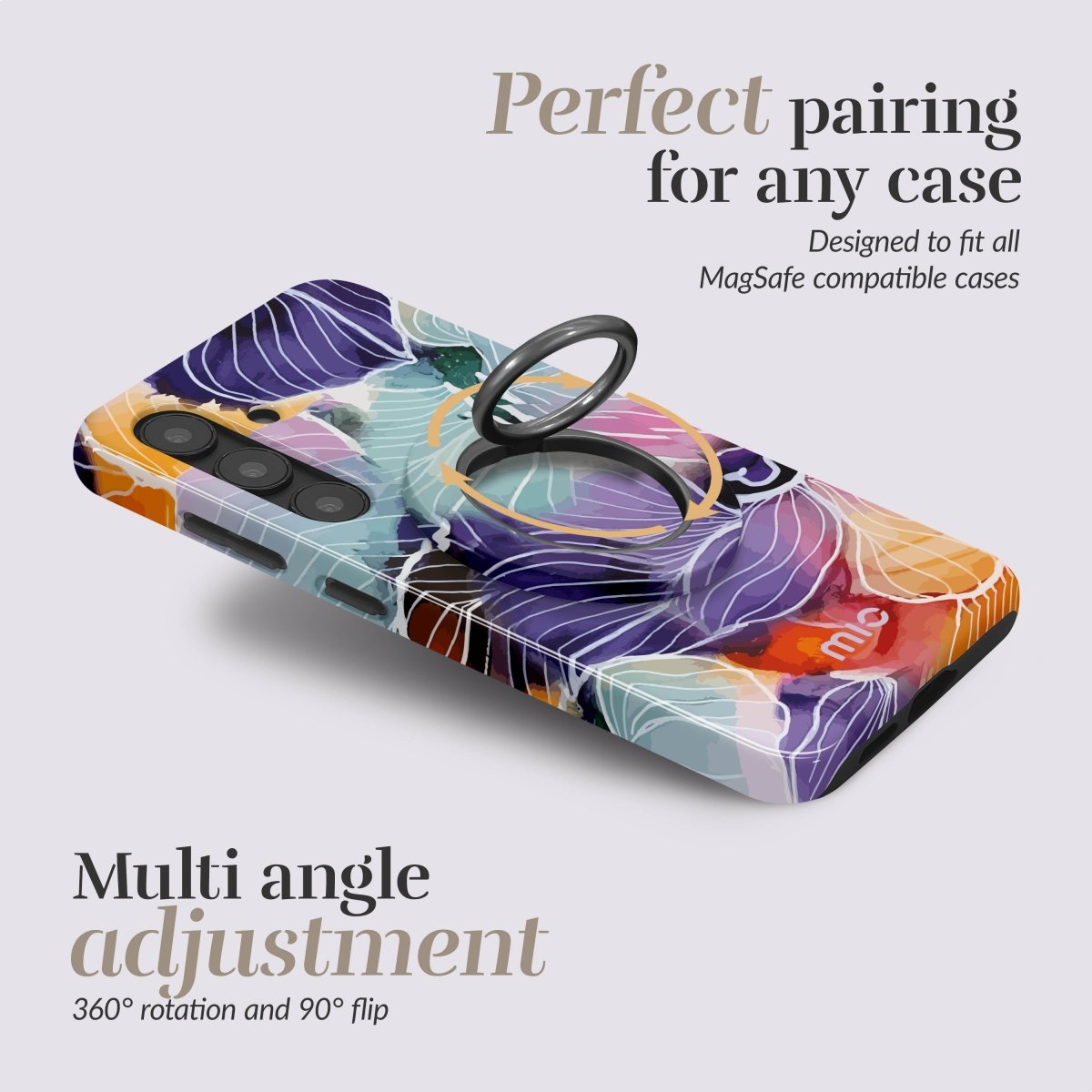 Mio By Mobilize Mio Flowers Magsafe Compatible Ring Holder - 123TelecomShop