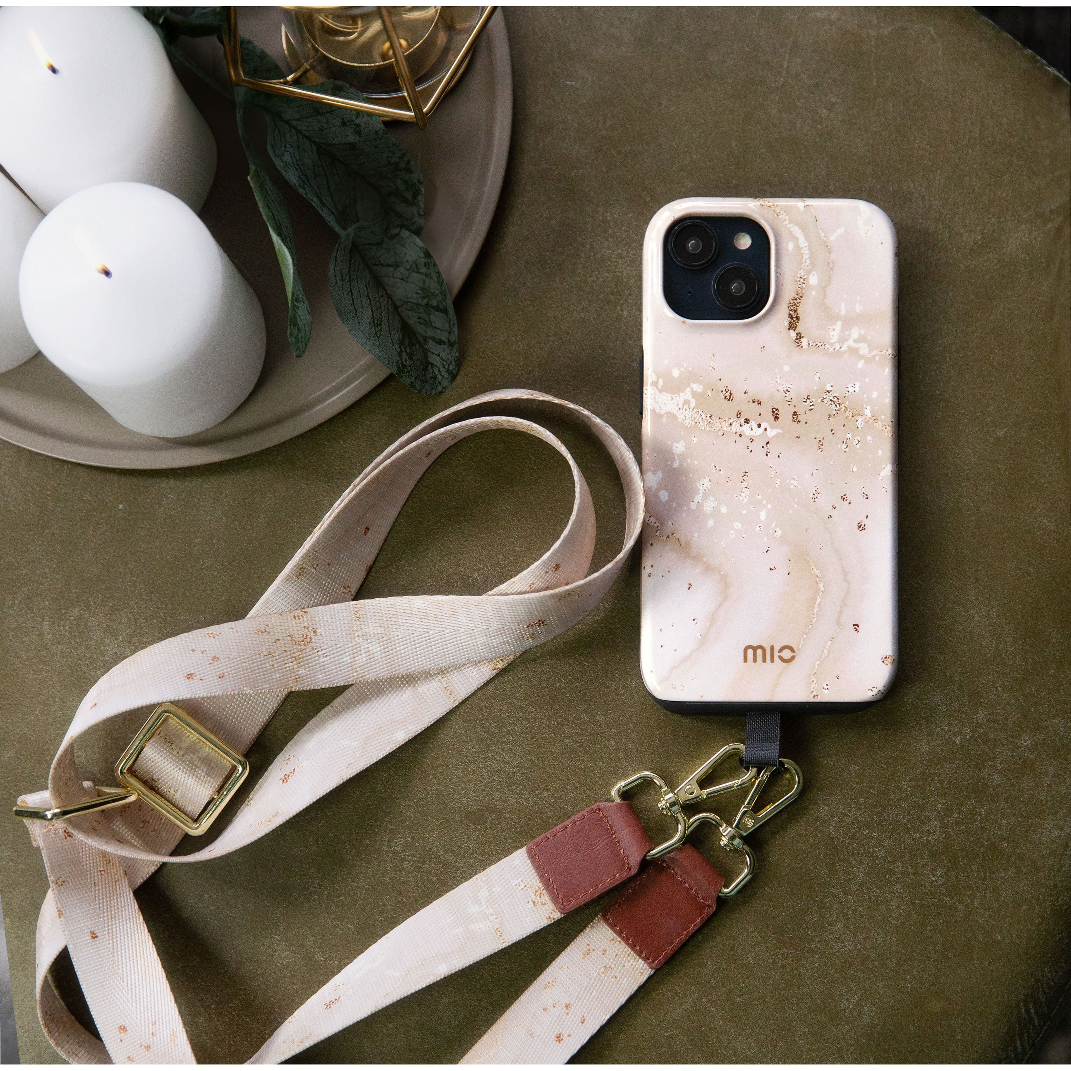 Mio By Mobilize Mio Gold Marble Magsafe Compatible For Iphone 16 Pro Max - 123TelecomShop