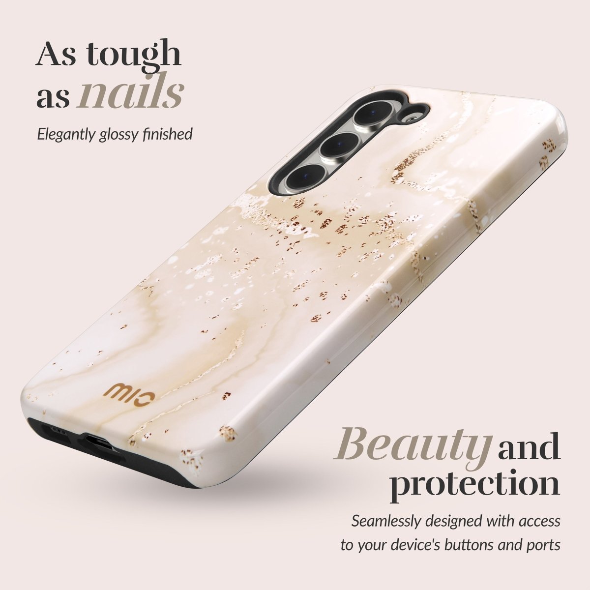 Mio By Mobilize Mio Gold Marble Magsafe Compatible For Samsung S26 Ultra 5G - 123TelecomShop
