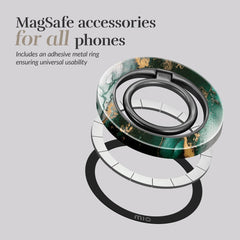 Mio By Mobilize Mio Green Marble Magsafe Compatible Ring Holder - 123TelecomShop