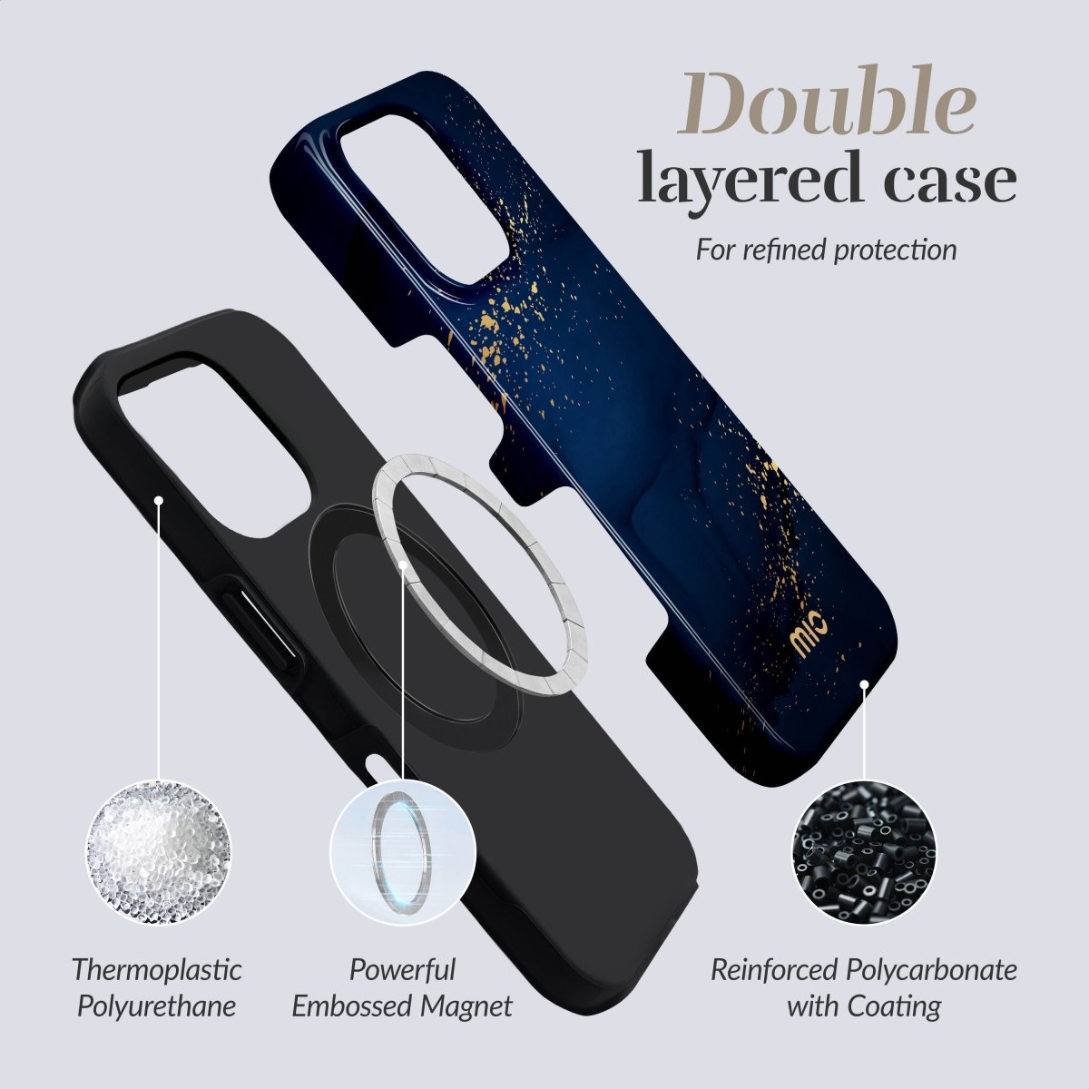 Mio By Mobilize Mio Midnight Sparkle Magsafe Compatible For Iphone 17 - 123TelecomShop