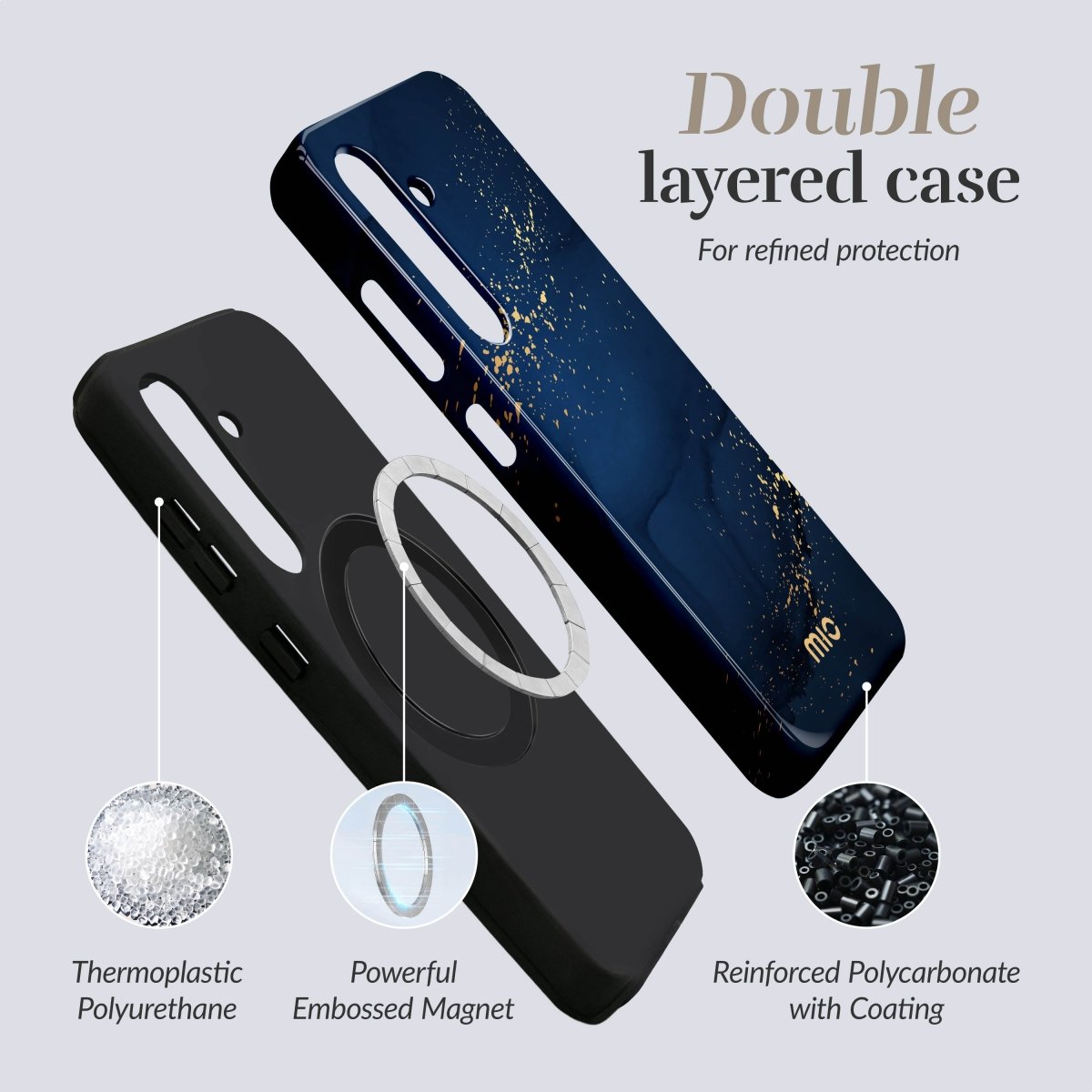 Mio By Mobilize Mio Midnight Sparkle Magsafe Compatible For Samsung S25 Ultra 5G - 123TelecomShop