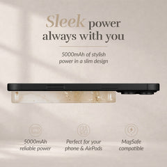 Mio By Mobilize Mio Powerbank 5000Mah With Double Sided Magsafe Compatibility Gold Marble - Glossy - 123TelecomShop