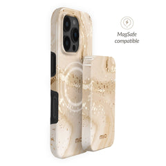Mio By Mobilize Mio Powerbank 5000Mah With Double Sided Magsafe Compatibility Gold Marble - Glossy - 123TelecomShop