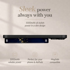 Mio By Mobilize Mio Powerbank 5000Mah With Double Sided Magsafe Compatibility Midnight Sparkle - Glossy - 123TelecomShop