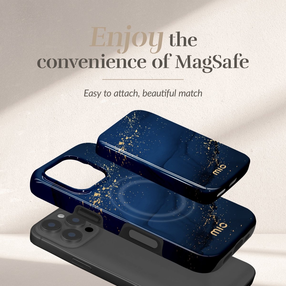 Mio By Mobilize Mio Powerbank 5000Mah With Double Sided Magsafe Compatibility Midnight Sparkle - Glossy - 123TelecomShop