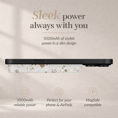 Mio By Mobilize Mio Powerbank 5000Mah With Double Sided Magsafe Compatibility Soft Terrazzo - Matt - 123TelecomShop