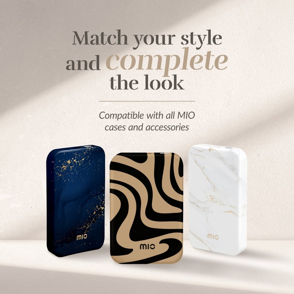 Mio By Mobilize Mio Powerbank 5000Mah With Double Sided Magsafe Compatibility Swirl - Matt - 123TelecomShop