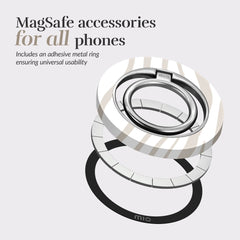 Mio By Mobilize Mio Sandy Zebra Magsafe Compatible Ring Holder - 123TelecomShop