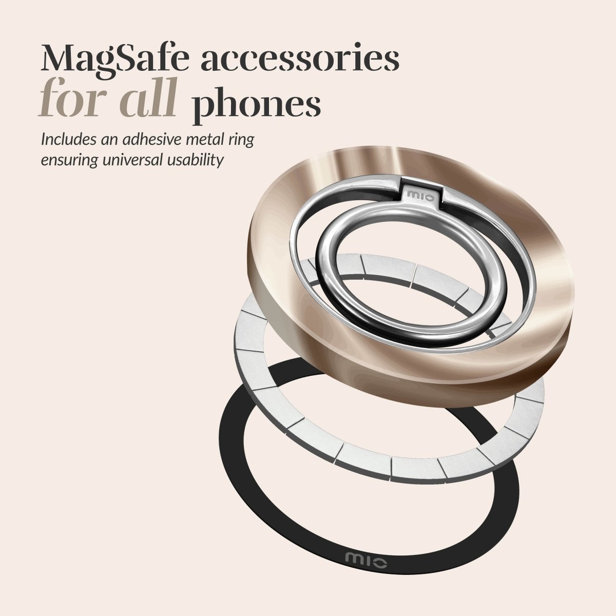 Mio By Mobilize Mio Silky Dreams Magsafe Compatible Ring Holder - 123TelecomShop