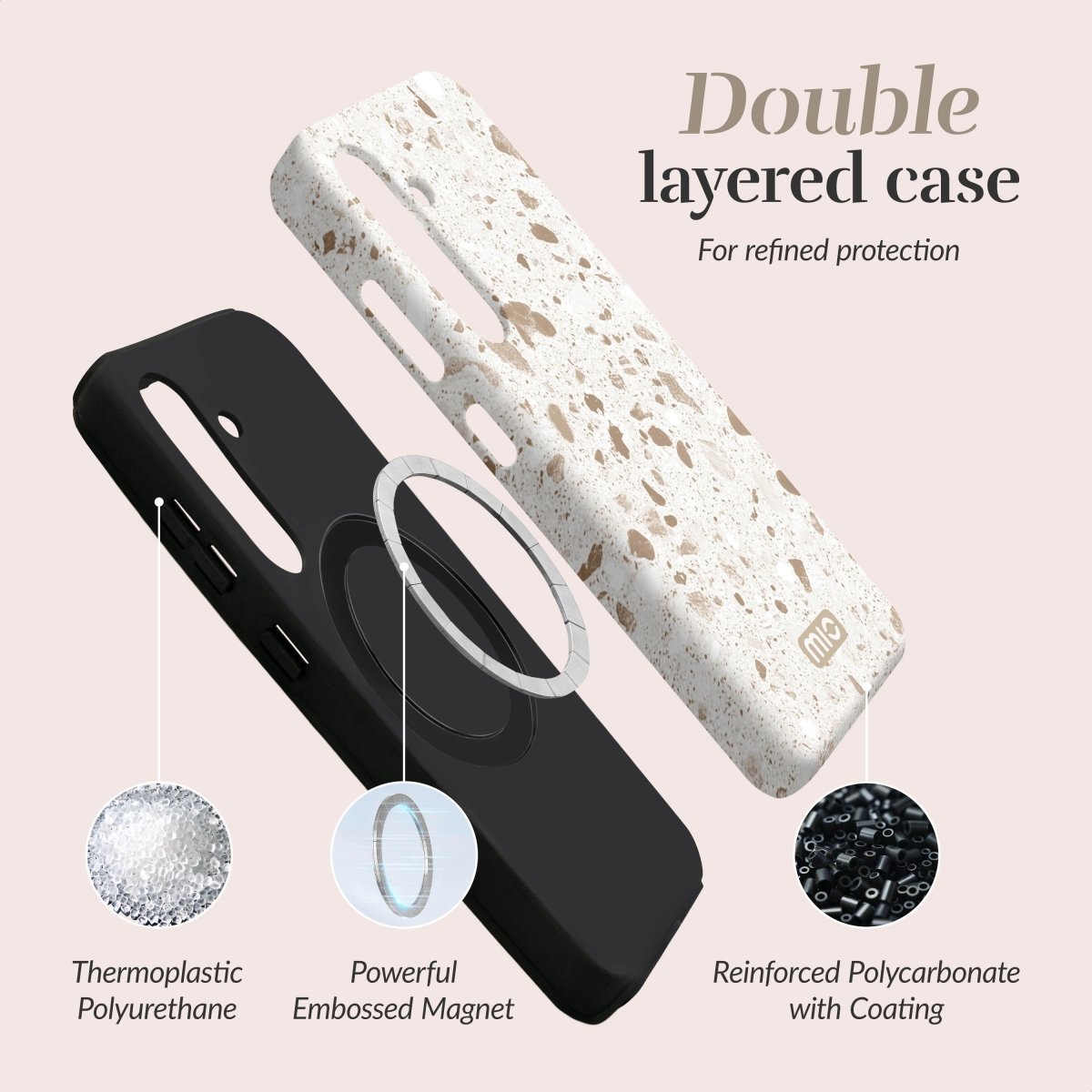 Mio By Mobilize Mio Soft Terrazzo Magsafe Compatible For Samsung A17 (4G/5G) - 123TelecomShop