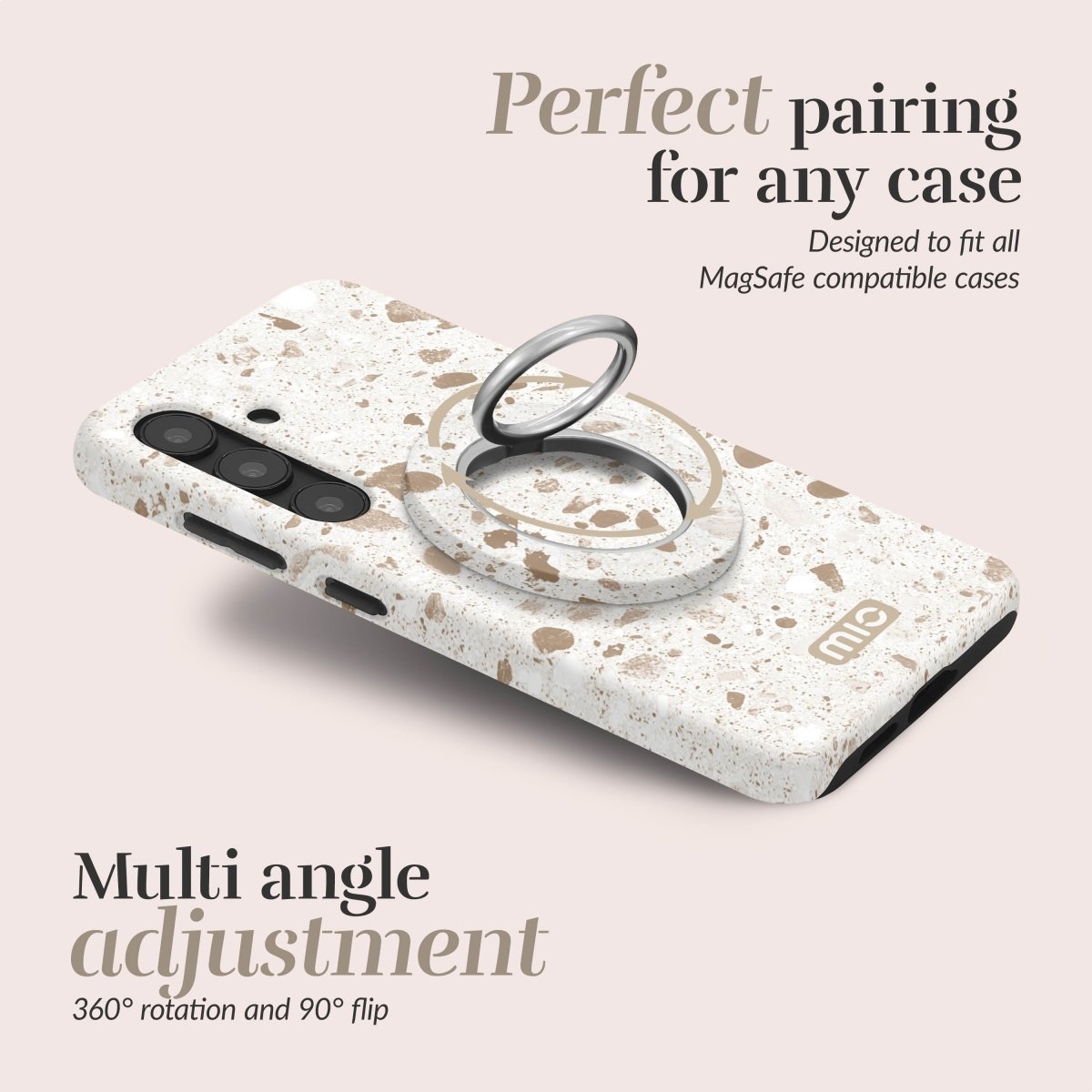 Mio By Mobilize Mio Soft Terrazzo Magsafe Compatible Ring Holder - 123TelecomShop