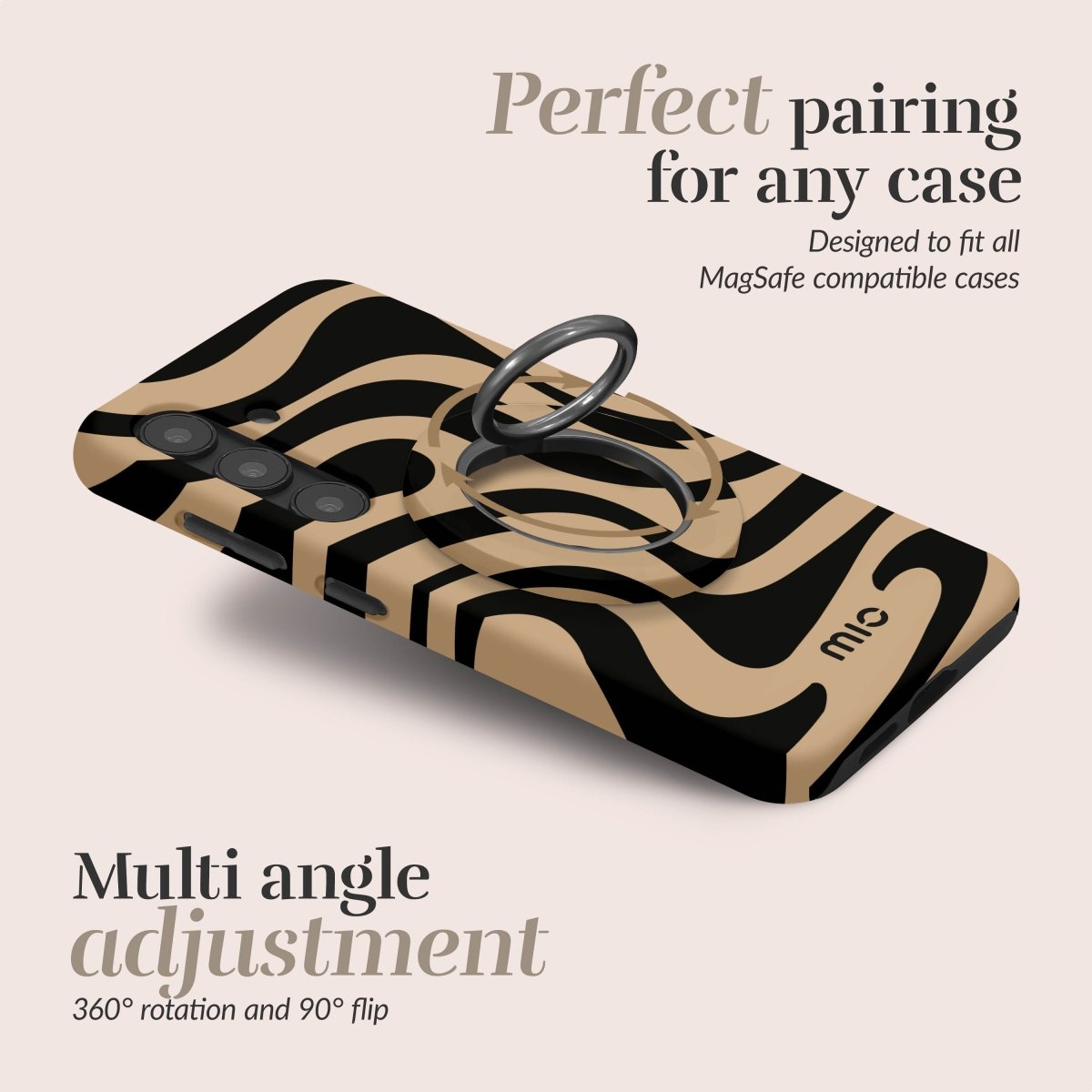 Mio By Mobilize Mio Swirl Magsafe Compatible Ring Holder - 123TelecomShop