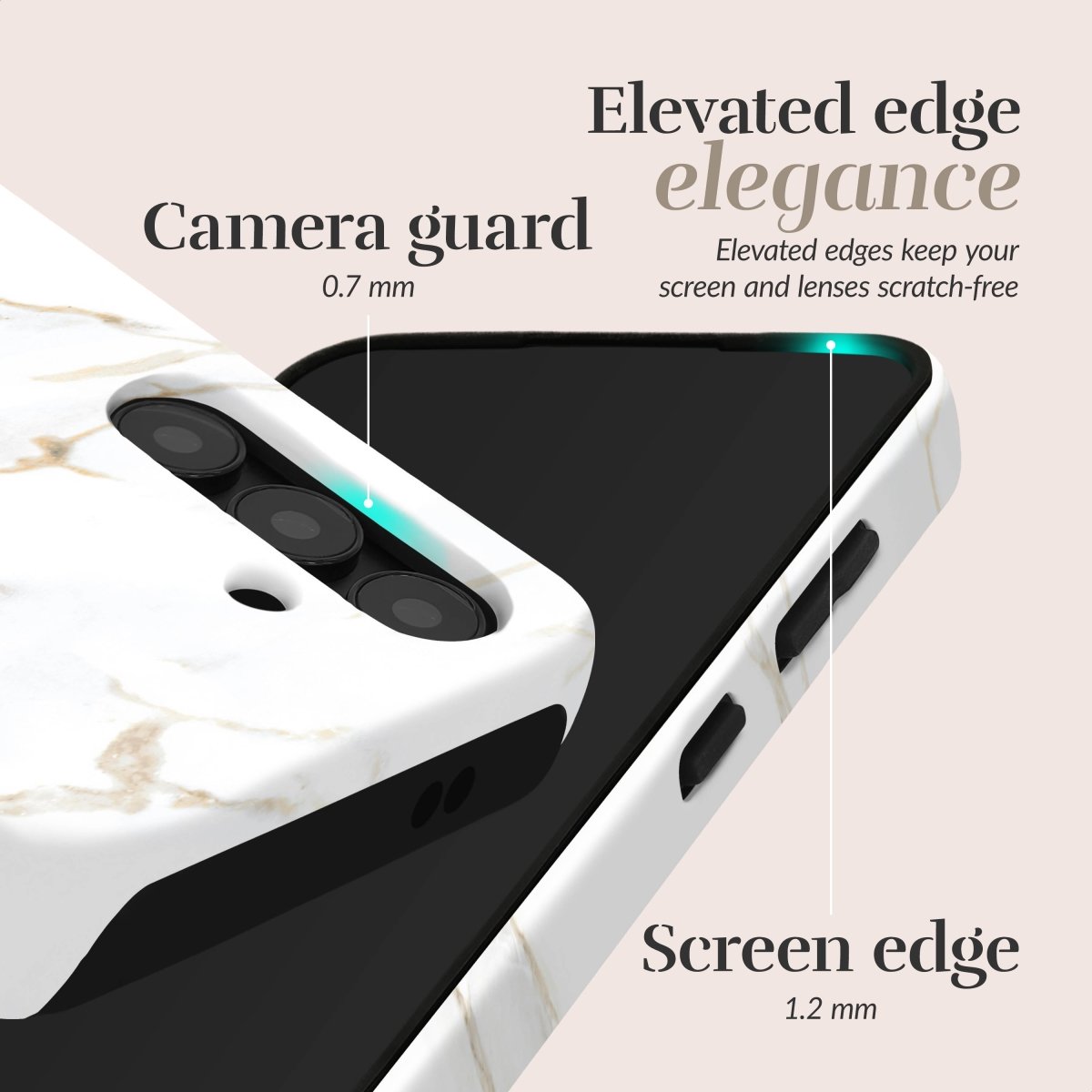 Mio By Mobilize Mio White Marble Magsafe Compatible For Samsung A17 (4G/5G) - 123TelecomShop