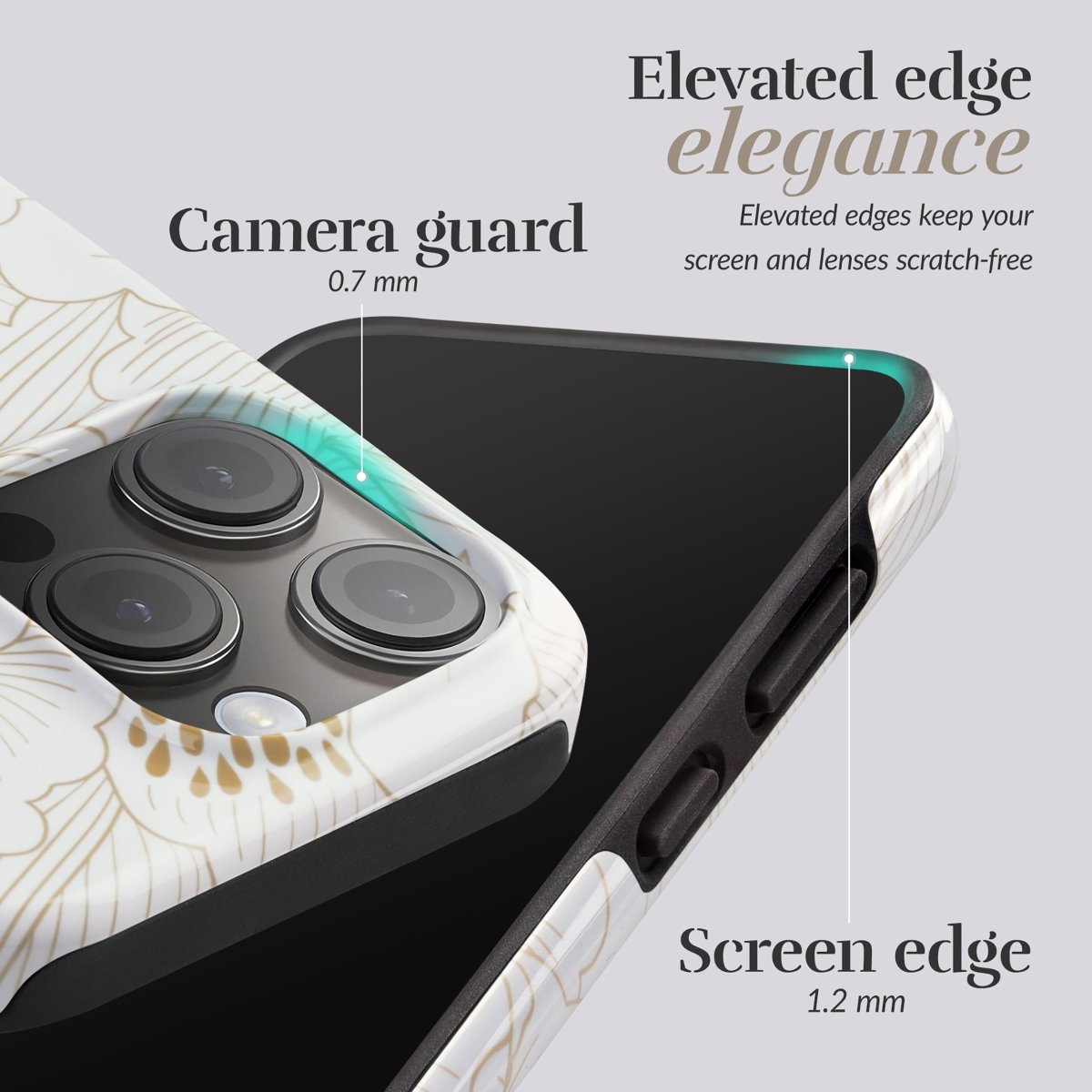 Mio By Mobilize Mio White Roses Magsafe Compatible For Iphone 17 Air - 123TelecomShop