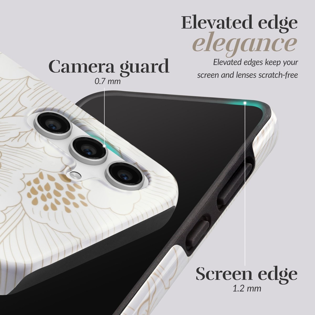 Mio By Mobilize Mio White Roses Magsafe Compatible For Samsung S25 Edge 5G - 123TelecomShop