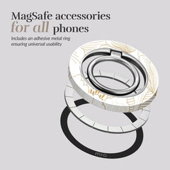 Mio By Mobilize Mio White Roses Magsafe Compatible Ring Holder - 123TelecomShop