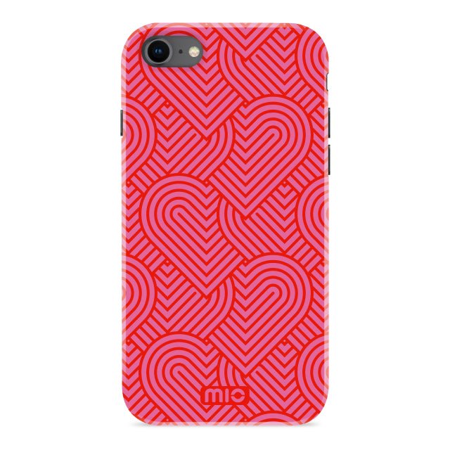 MIO MagSafe Apple iPhone 7/8/Se 2020/2022 Hoesje Hard Shell Wild Hearts - 123TelecomShop