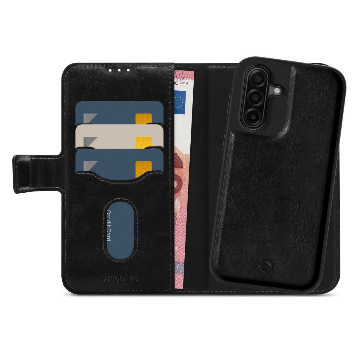 Mobilize 2In1 Magnet Gelly Wallet Case Samsung Galaxy A17 (4G/5G) Black - 123TelecomShop