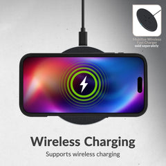 Mobilize 2In1 Magsafe Compatible Gelly Wallet Case Apple Iphone 16 Plus Black - 123TelecomShop