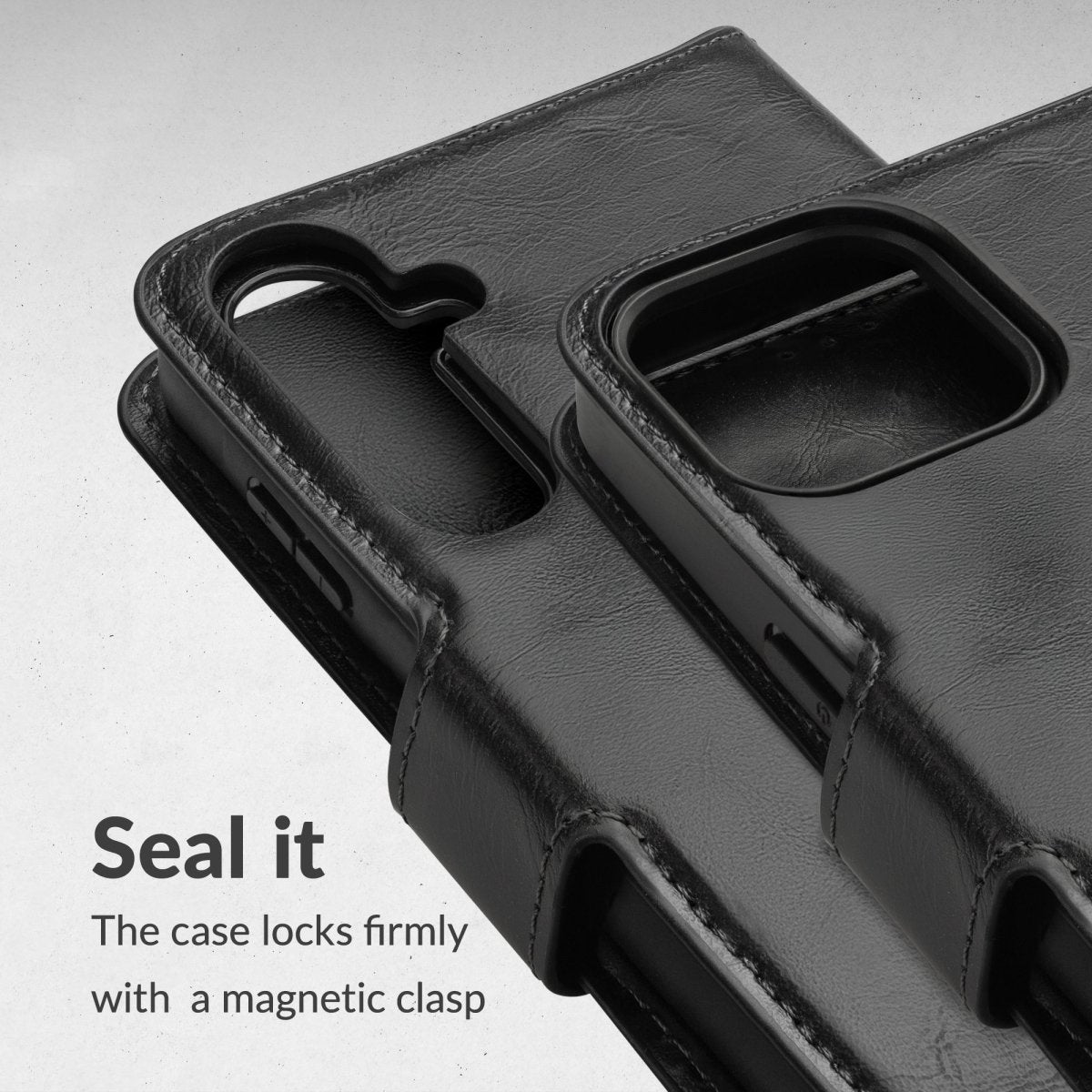 Mobilize 2In1 Magsafe Compatible Gelly Wallet Case Apple Iphone 16 Plus Black - 123TelecomShop