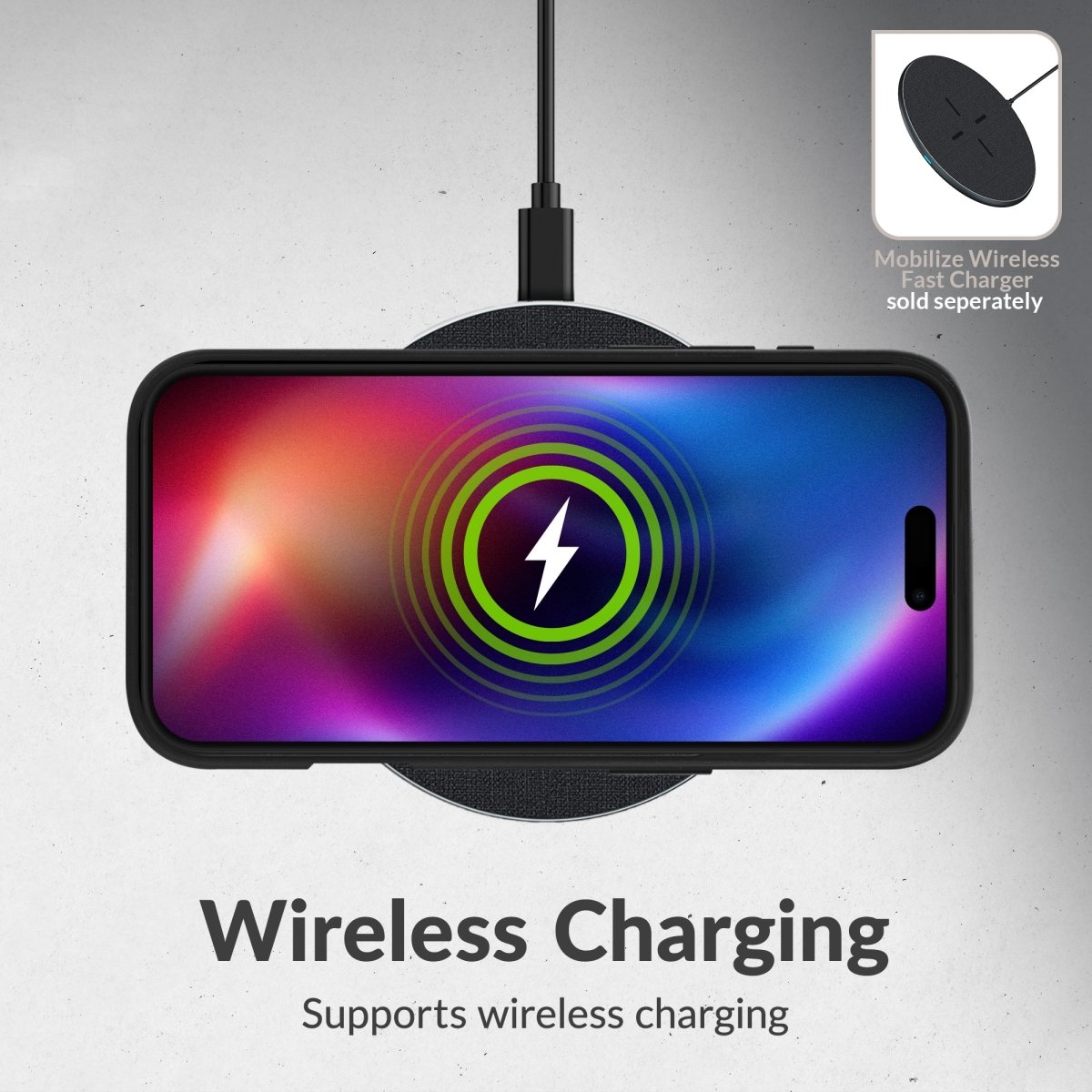 Mobilize 2In1 Magsafe Compatible Gelly Wallet Case Apple Iphone 16 Pro Black - 123TelecomShop