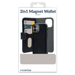 Mobilize 2In1 Magsafe Compatible Gelly Wallet Case Apple Iphone 16 Pro Max Black - 123TelecomShop
