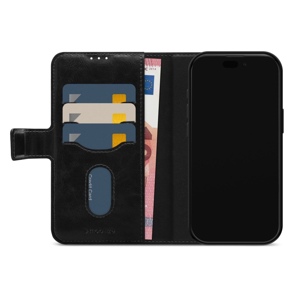 Mobilize 2In1 Magsafe Compatible Gelly Wallet Case Apple Iphone 17 Air Black - 123TelecomShop