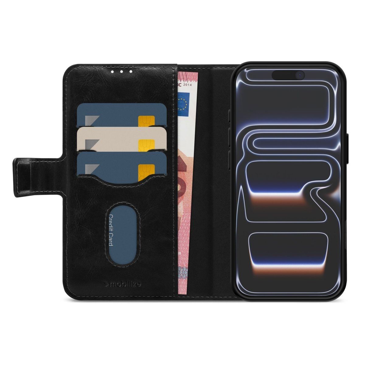 Mobilize 2In1 Magsafe Compatible Gelly Wallet Case Apple Iphone 17 Pro Max/18 Pro Max Black - 123TelecomShop