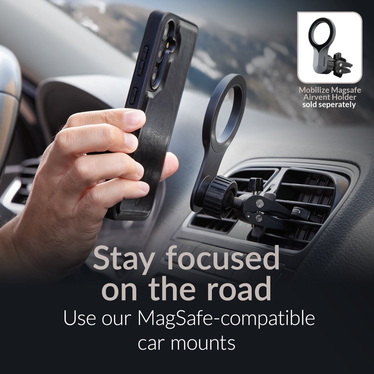 Mobilize 2In1 Magsafe Compatible Gelly Wallet Case Samsung Galaxy S25 Edge 5G Black - 123TelecomShop