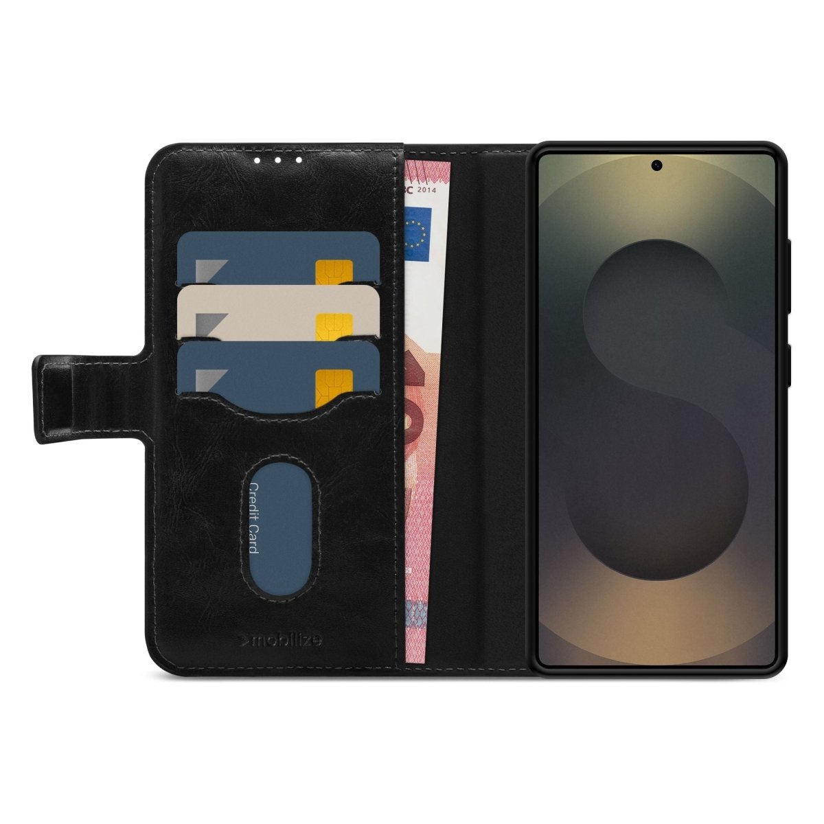 Mobilize 2In1 Magsafe Compatible Gelly Wallet Case Samsung Galaxy S25 Ultra 5G Black - 123TelecomShop