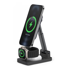 Mobilize 3In1 Charger Station Magsafe Compatible 15W Black - 123TelecomShop