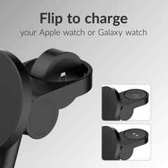 Mobilize 3In1 Charger Station Magsafe Compatible 25W Qi2.2 Black - 123TelecomShop