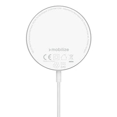 Mobilize 3In1 Magnetic Wireless Charger Magsafe Compatible 15W White - 123TelecomShop