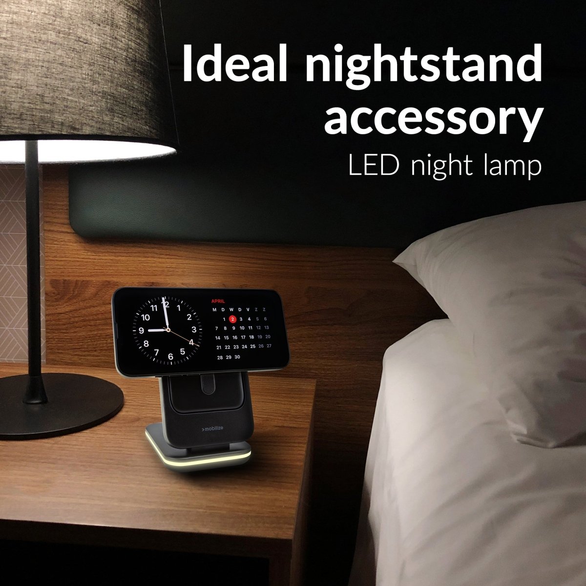 Mobilize 4In1 Wireless Charger Station With Detachable Power Bank 5000Mah Black - 123TelecomShop