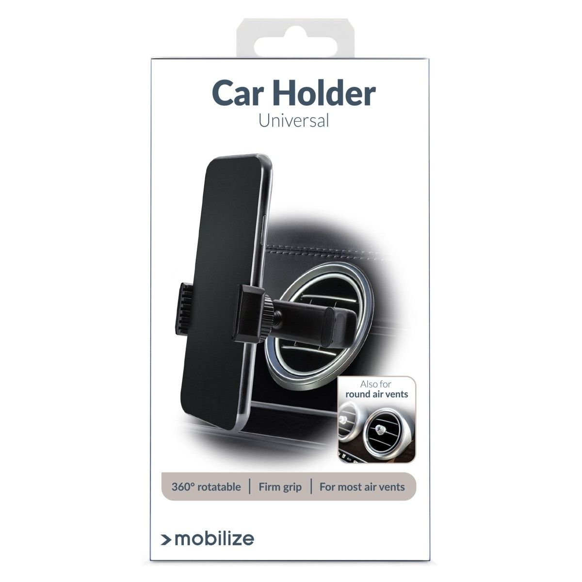 Mobilize Autohouder Voor Ronde Luchtroosters - 123TelecomShop