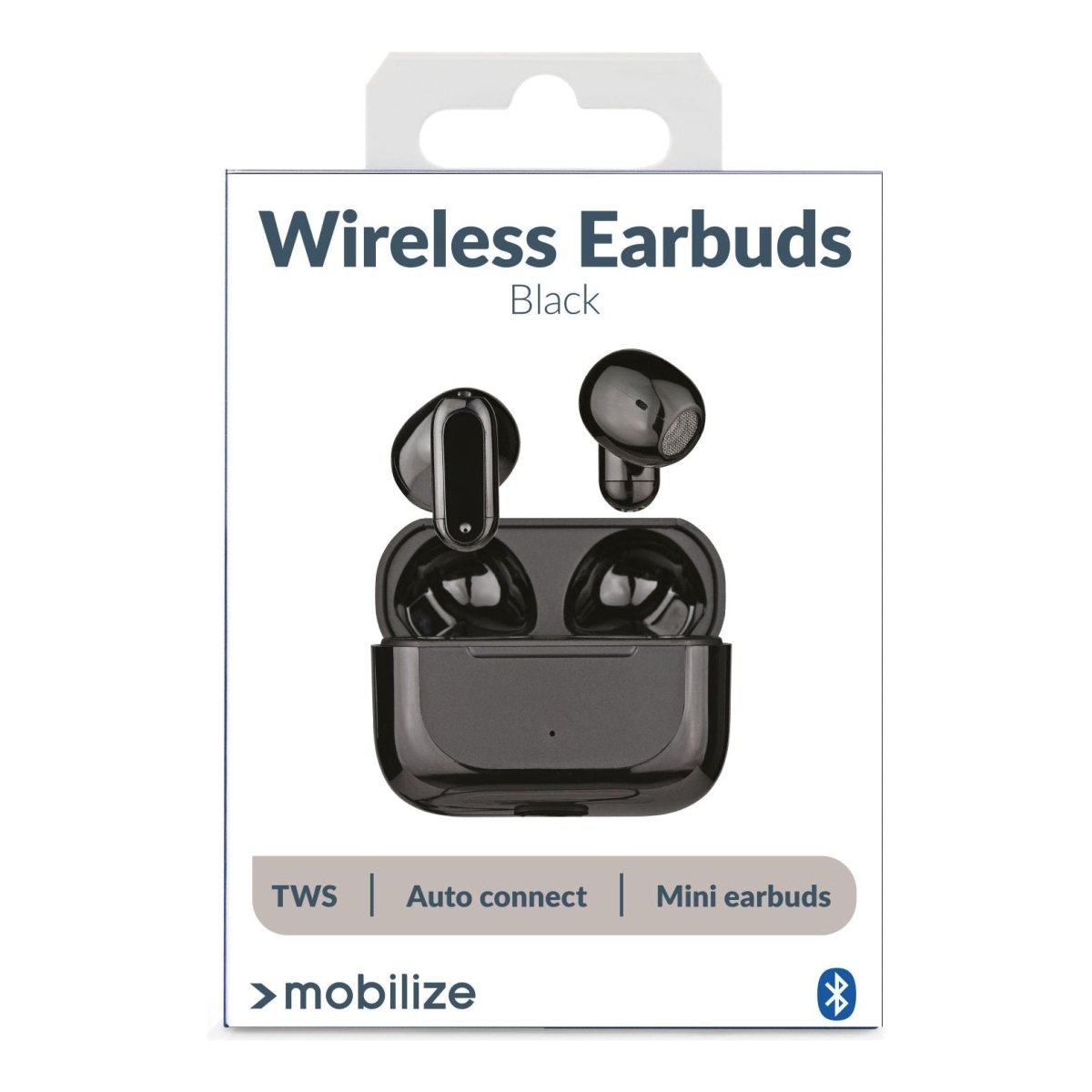 Mobilize Bluetooth Tws Earbuds Mini Black - 123TelecomShop