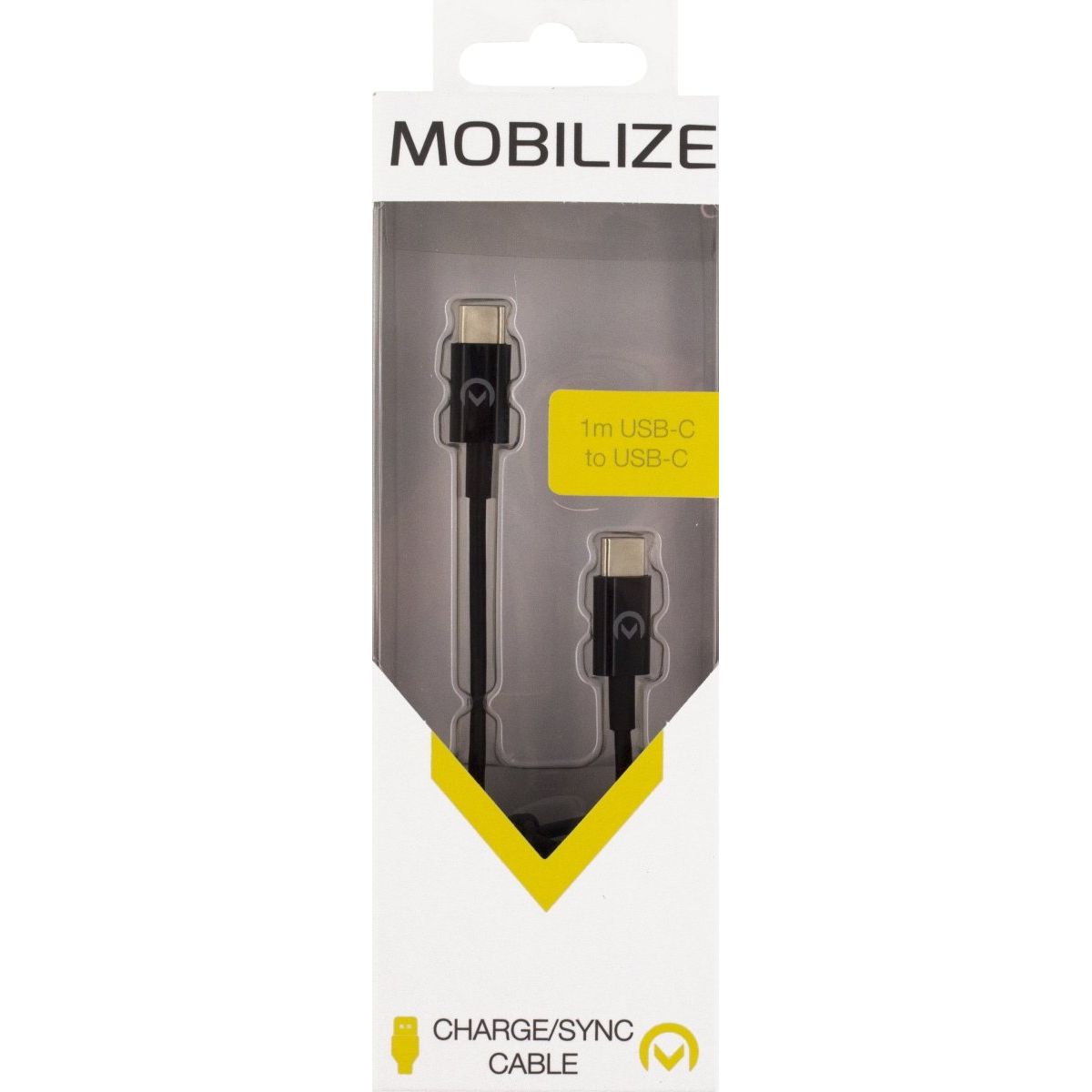 Mobilize Cable Usb-C To Usb-C 1M. 60W Black - 123TelecomShop