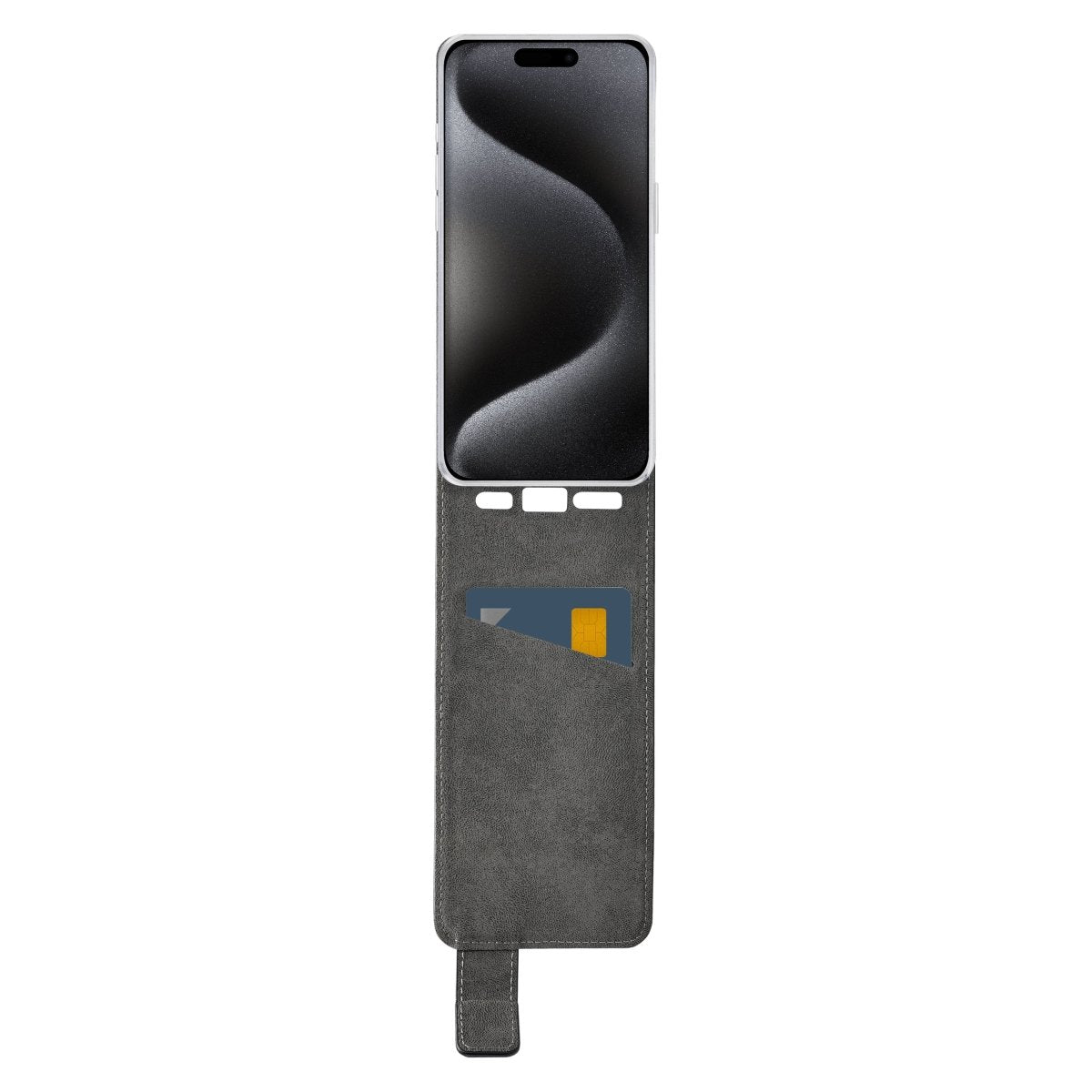 Mobilize Classic Gelly Flip Case Apple Iphone 15 Pro Black - 123TelecomShop