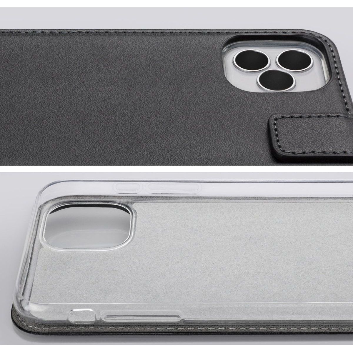 Mobilize Classic Gelly Flip Case Apple Iphone 15 Pro Max Black - 123TelecomShop