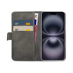 Mobilize Classic Gelly Wallet Book Case Apple Iphone 16 Plus Black - 123TelecomShop