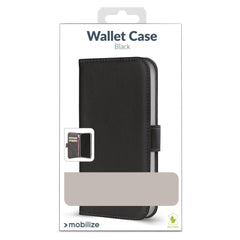 Mobilize Classic Gelly Wallet Book Case Apple Iphone 16 Pro Max Black - 123TelecomShop