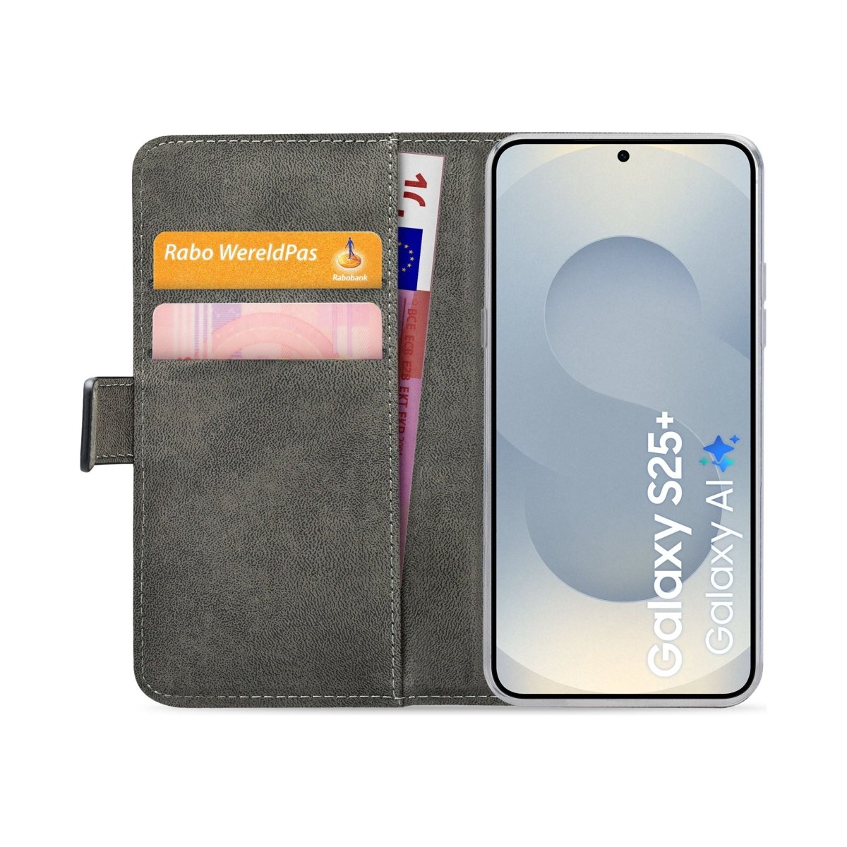 Mobilize Classic Gelly Wallet Book Case Samsung Galaxy S25+ 5G Black - 123TelecomShop