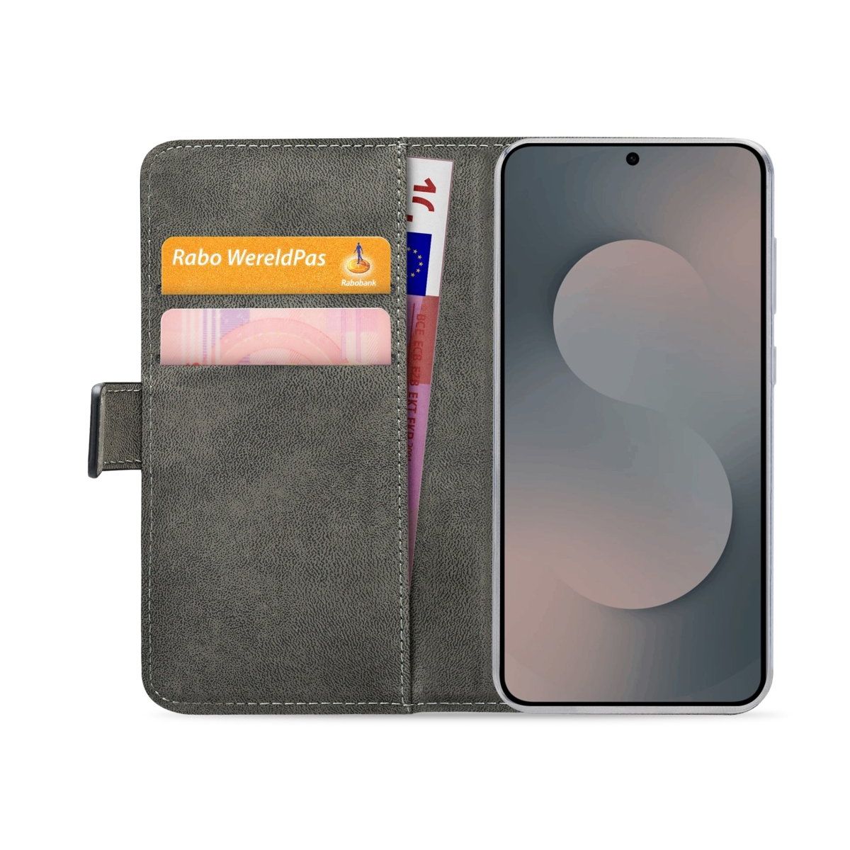 Mobilize Classic Gelly Wallet Book Case Samsung Galaxy S25 Fe Black - 123TelecomShop