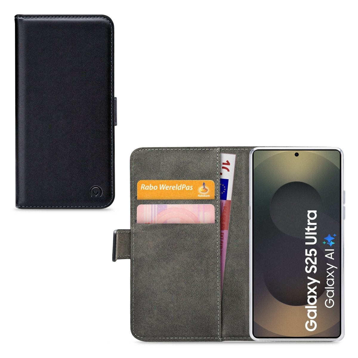 Mobilize Classic Gelly Wallet Book Case Samsung Galaxy S25 Ultra 5G Black - 123TelecomShop