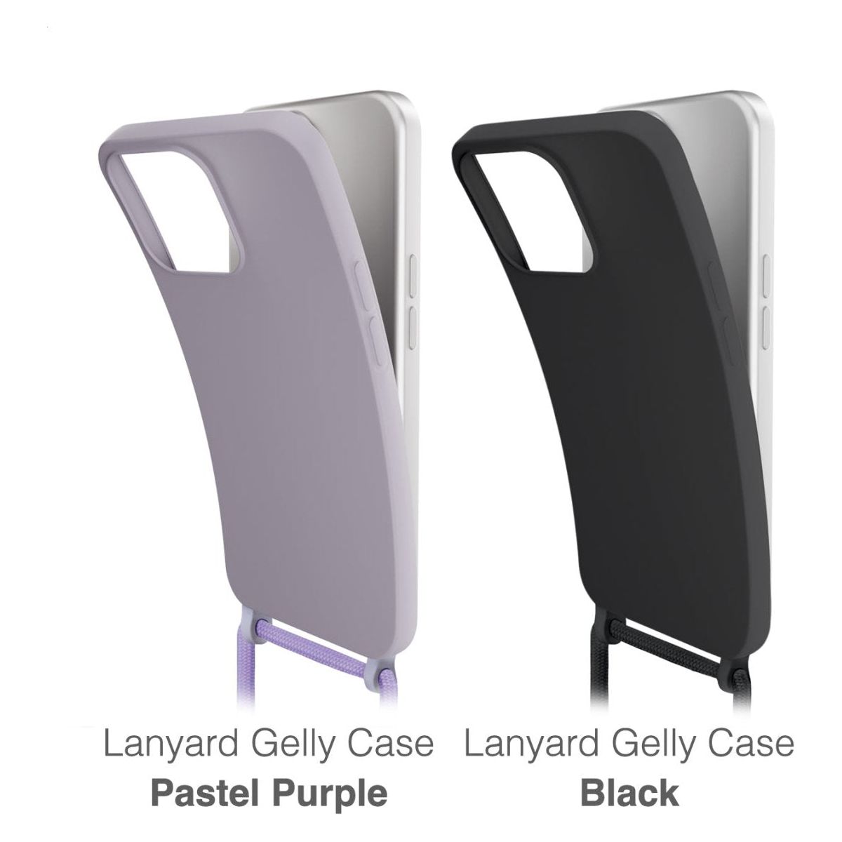 Mobilize Lanyard Gelly Case For Apple Iphone 15 Pro Max Black - 123TelecomShop