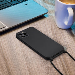 Mobilize Lanyard Gelly Case For Apple Iphone 15 Pro Max Black - 123TelecomShop