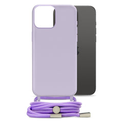 Mobilize Lanyard Gelly Case For Apple Iphone 15 Pro Max Pastel Purple - 123TelecomShop