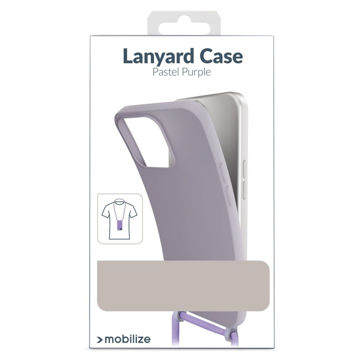 Mobilize Lanyard Gelly Case For Apple Iphone 15 Pro Max Pastel Purple - 123TelecomShop