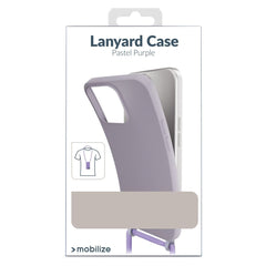 Mobilize Lanyard Gelly Case For Apple Iphone 15 Pro Max Pastel Purple - 123TelecomShop